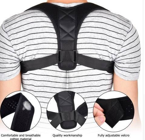 Adjustable Posture Corrector Back Support Strap Brace Shoulder Spine Support Lumbar Posture Orthopedic Belt - YLORESHOP