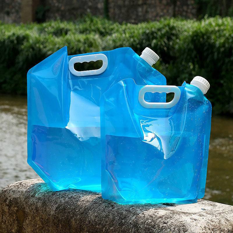 PVC Outdoor Camping Hiking Foldable Portable Water Bags Container - YLORESHOP