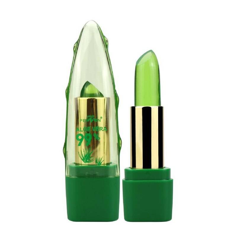 Aloe Vera Gel Color Changing Lipstick Gloss  Moisturizer Anti-drying Desalination Fine-grain Lip Blam Care - YLORESHOP