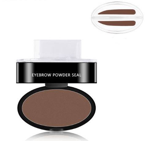 Eyebrow Powder Stamp Tint Stencil Kit Cosmetics Professional Makeup Waterproof Eye Brow Stamp Lift Eyebrow Enhancers Stencil Kit - YLORESHOP