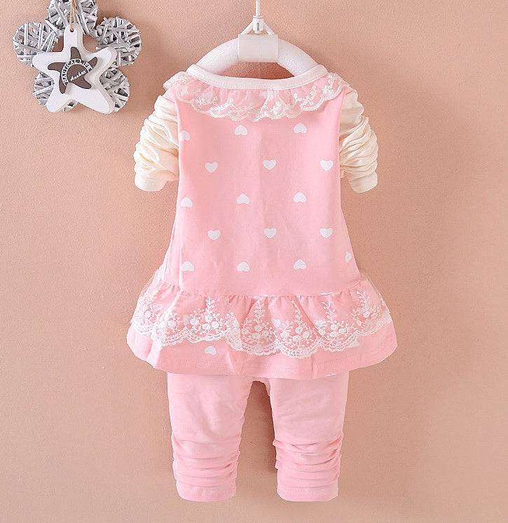 BibiCola Baby Girls Clothing Sets Toddle Tracksuits Kids Tops   Pants 2pcs Tracksuits Kids Girls Clothes Baby Girl Clothes Set - YLORESHOP