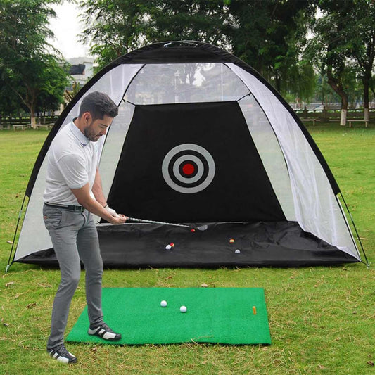 Golf Practice Net Tent Golf Hitting Cage Garden Grassland Practice Tent Golf Training Equipment Mesh Outdoor - YLORESHOP