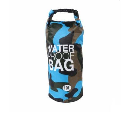 Camouflage waterproof bucket bag beach bag waterproof bucket bag outdoor drifting waterproof bag waterproof bag - YLORESHOP