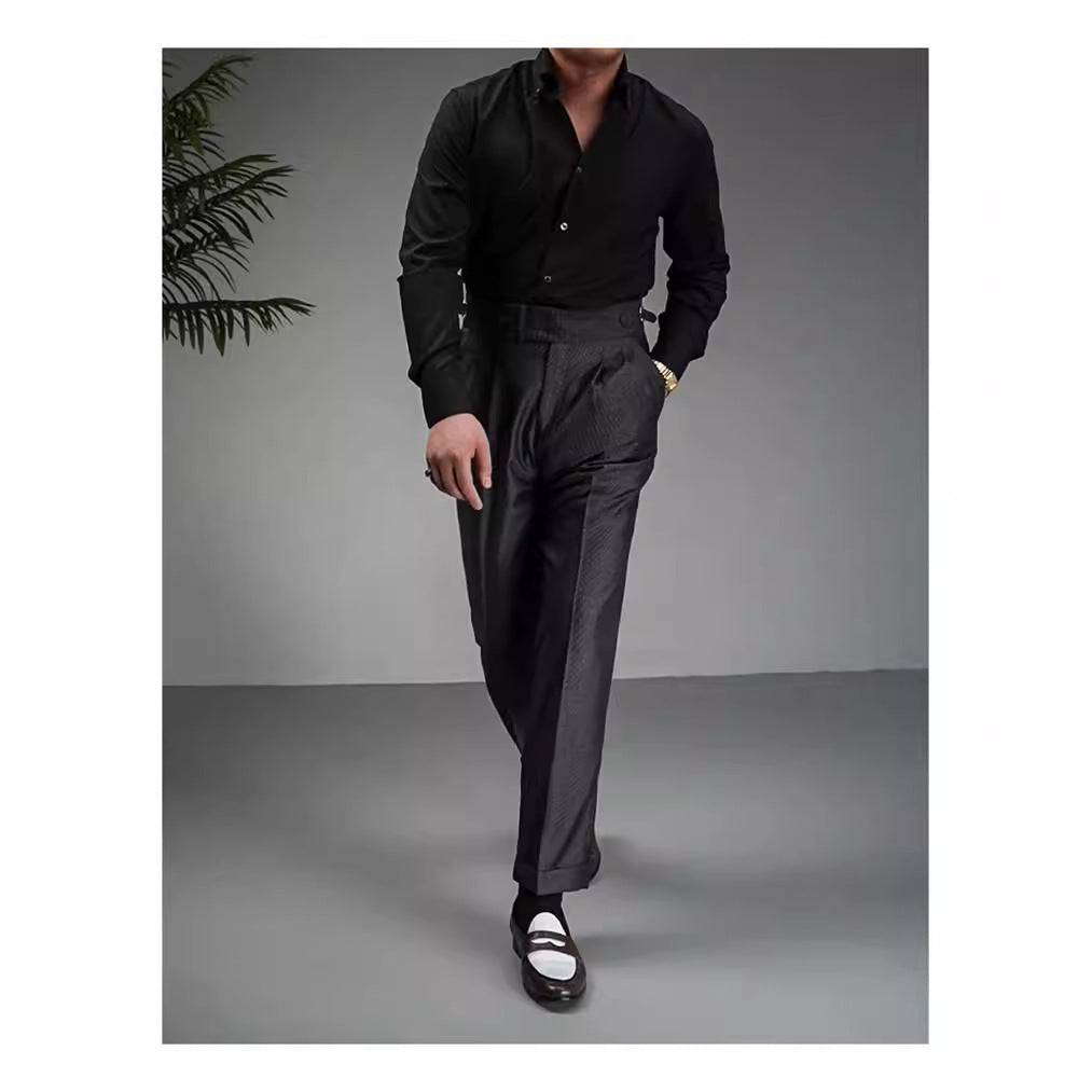 Pantaloni casual slim da pendolarismo aziendale