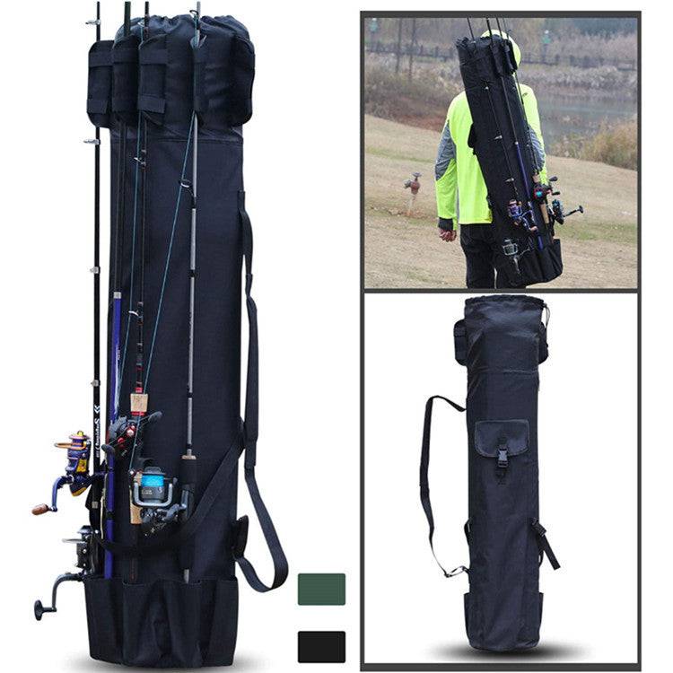 Cylinder Outdoor Fishing Bag Multifunctional Fishing Rod Bag Sea Rod Fishing Gear Storage Bag - YLORESHOP