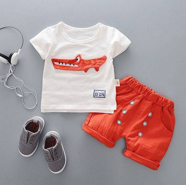 summer baby boys outfits sports - YLORESHOP