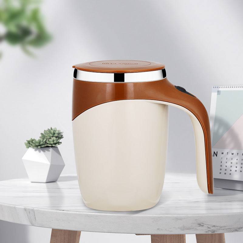 Rechargeable Model Automatic Stirring Cup Coffee Cup High Value Electric Stirring Cup Lazy Milkshake Rotating Magnetic Water Cup - YLORESHOP