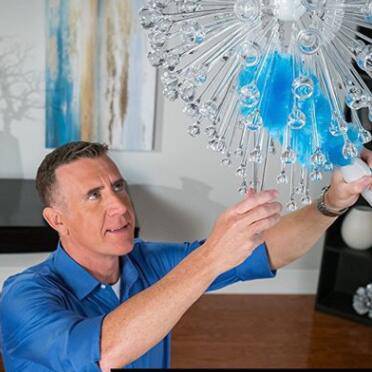 New Electrinic Hair Brush Spin Electric Hand Duster Motorized Dust Baguette Eliminates Dust House Clean Brush - YLORESHOP