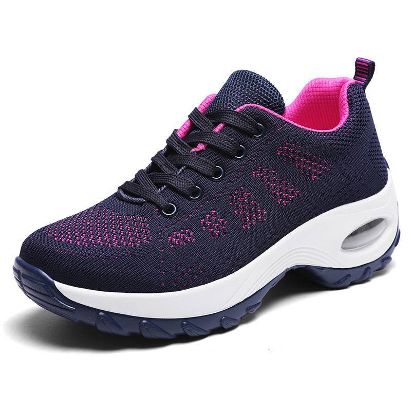 Scarpe sportive da donna con suola morbida in mesh traspirante