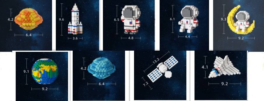 Regali di compleanno di giocattoli per bambini creativi fai da te mini astronauta