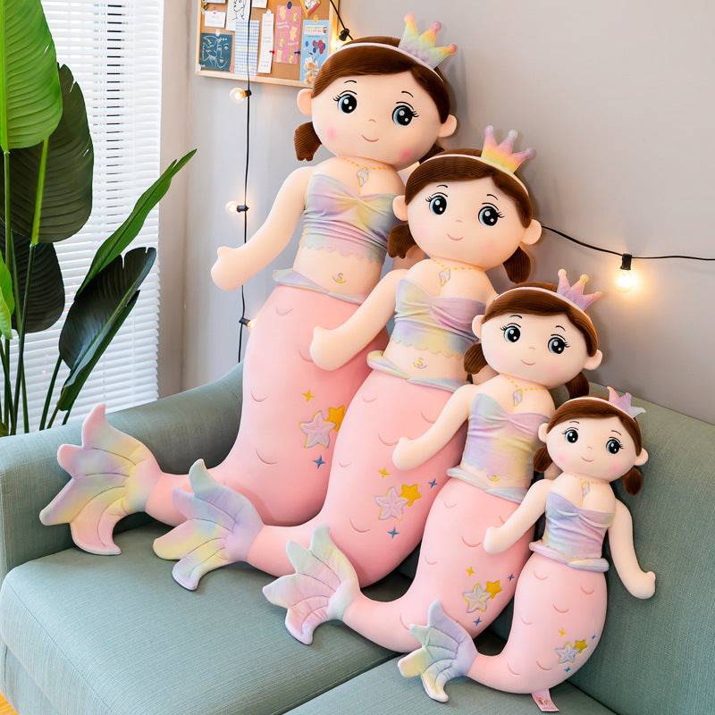 Children's Fashion New Crown Mermaid Plush Toy - YLORESHOP