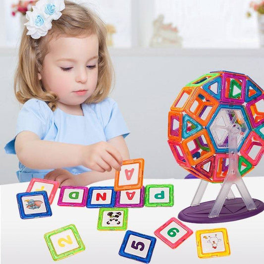 Giocattolo educativo con blocchi magnetici per bambini