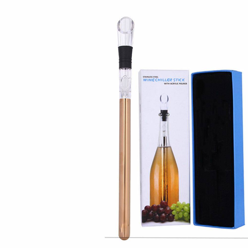 Wine Bottle Cooler Stick Stainless Steel Wine Chilling Rod Leakproof Wine Chiller Beer Beverage Frozening Stick Bar Tools - YLORESHOP