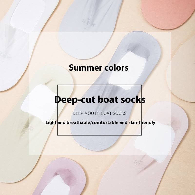 Women's Summer Thin Breathable Traceless Invisible Socks - YLORESHOP