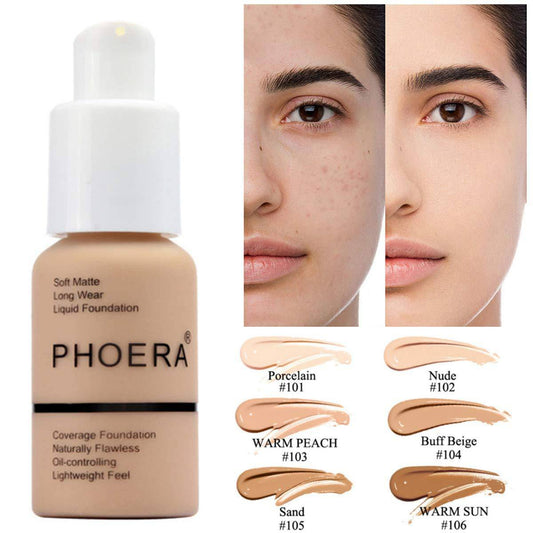 Explosive Press Type Oil Control Natural Color Matte Concealer Foundation Cream - YLORESHOP