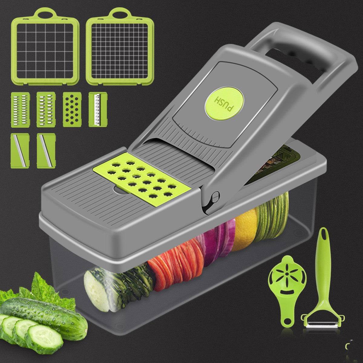 Household Kitchen Gadgets Vegetable Cutter Silk Cutter - YLORESHOP