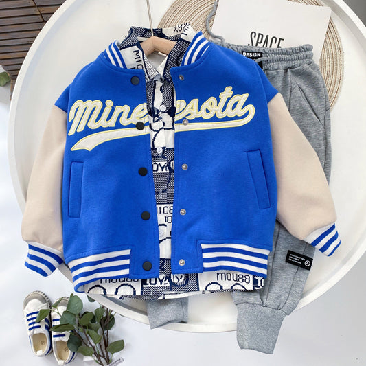 Children's clothing, boys' baseball jacket - YLORESHOP