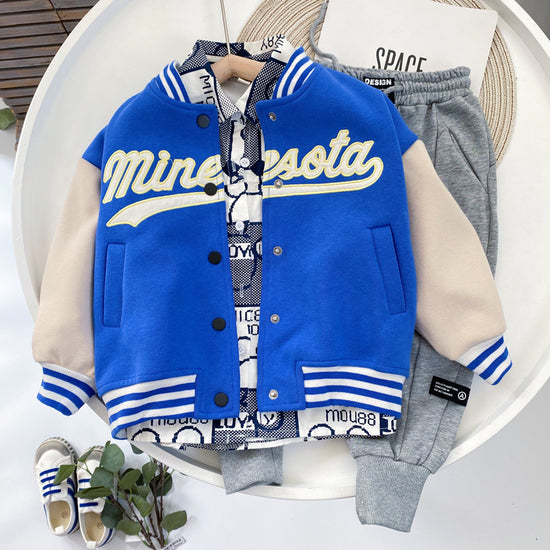 Children's clothing, boys' baseball jacket - YLORESHOP