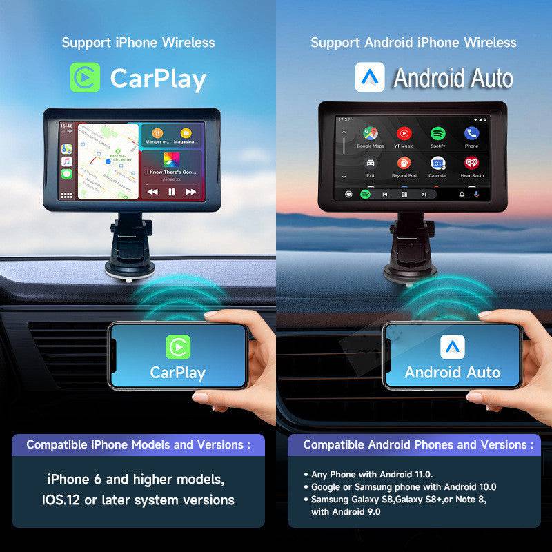 7 IPS Car Smart Screen Wireless Carplay Auto Telefono cellulare Navigazione dello schermo di proiezione