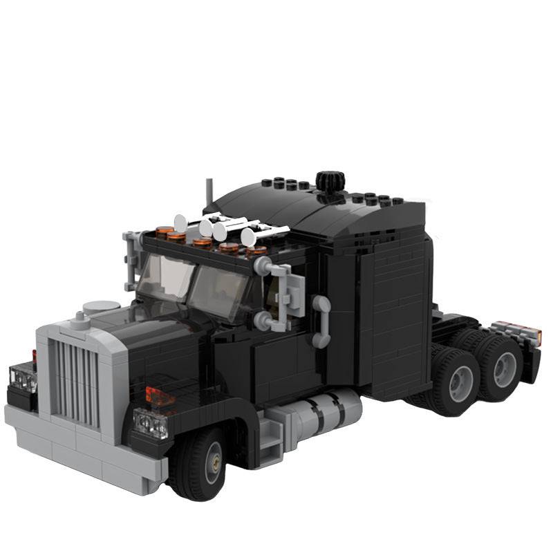 Truck Trailer Building Block Model Toy