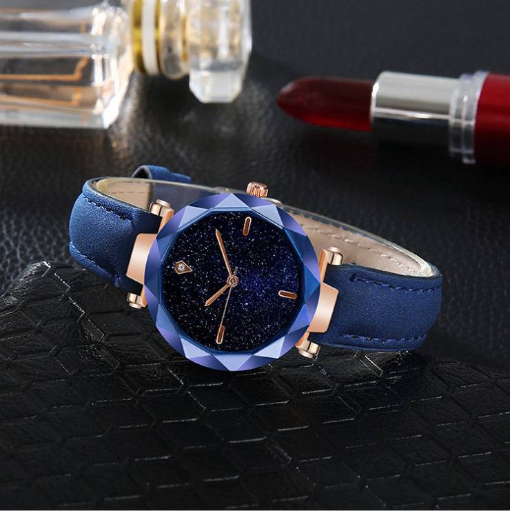 Starry Sky Dial Simple Women's Watch Fashion Belt - YLORESHOP