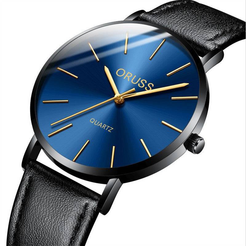 Men's Light Luxury Ultra-thin Belt Watch - YLORESHOP