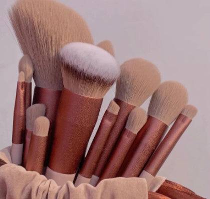 13Pcs Makeup Brush Set Make Up Concealer Brush Blush Powder Brush Eye Shadow Highlighter Foundation Brush Cosmetic Beauty Tools - YLORESHOP