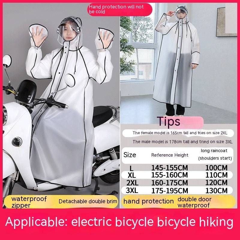 Electric Bike Raincoat Riding Rain-proof - YLORESHOP