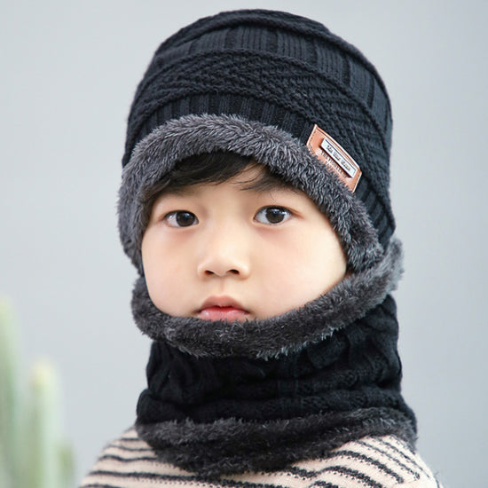 Warm knitted hat children's cap - YLORESHOP