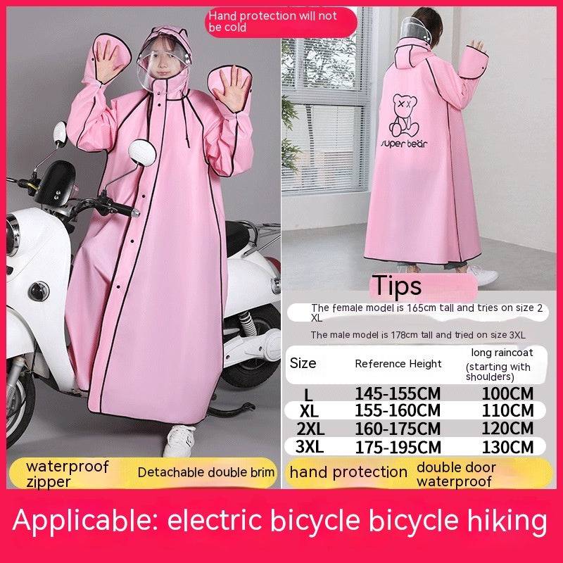 Electric Bike Raincoat Riding Rain-proof - YLORESHOP