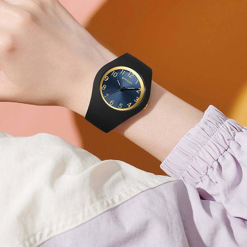 Student Thin And Light Silicone Strap Waterproof Simple Fashion Electronic Watch - YLORESHOP