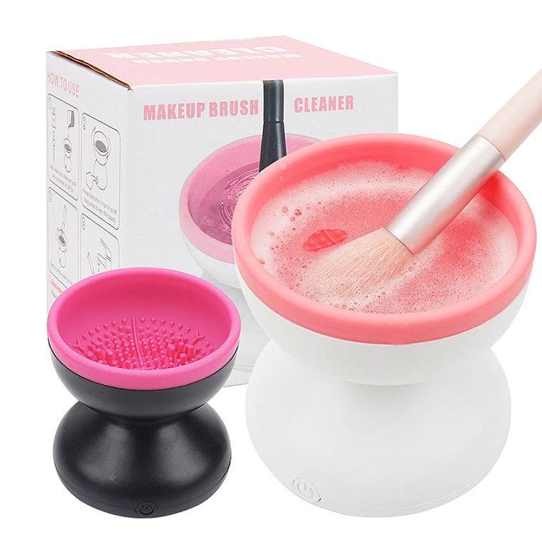 Electric Makeup Brush Cleaner Machine Portable Automatic USB Cosmetic Brush Cleaner Tools For All Size Beauty Makeup Brushes Set - YLORESHOP