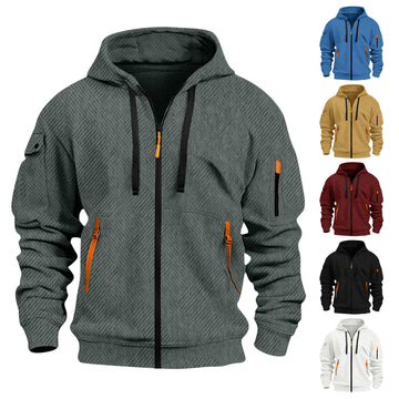 Outerwear Pocket Decorated Sporty Casual Hoodie For Men - YLORESHOP
