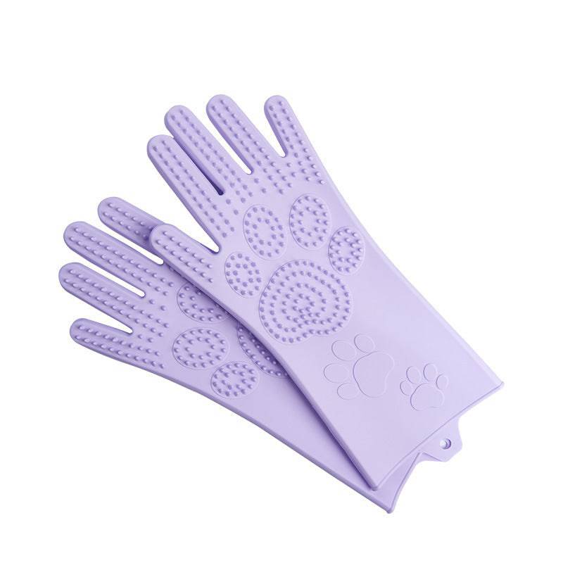 Silicone Heat-resistant Cleaning Brush Scrubbing Gloves - YLORESHOP