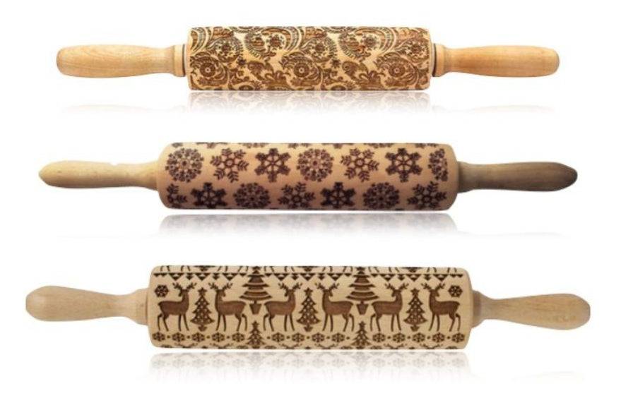 Rolling Pin Christmas Embossing - YLORESHOP