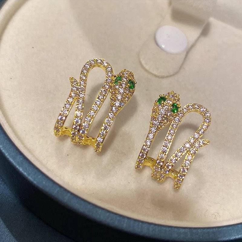 Snake Animal Earrings Female Elegant Accessories - YLORESHOP