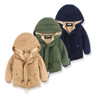 European and American style children's cashmere coat, autumn and winter clothing - YLORESHOP