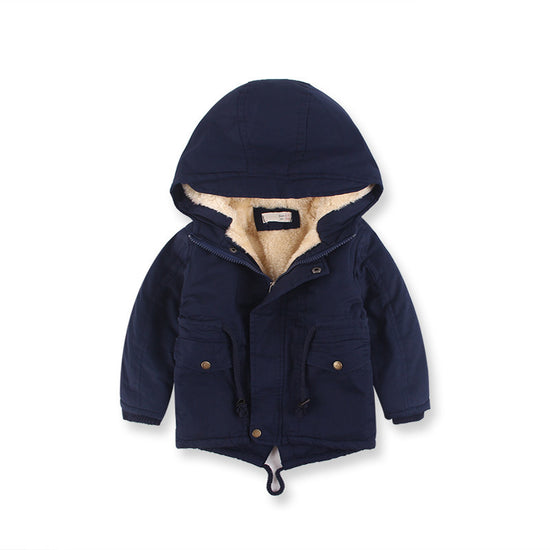 European and American style children's cashmere coat, autumn and winter clothing - YLORESHOP
