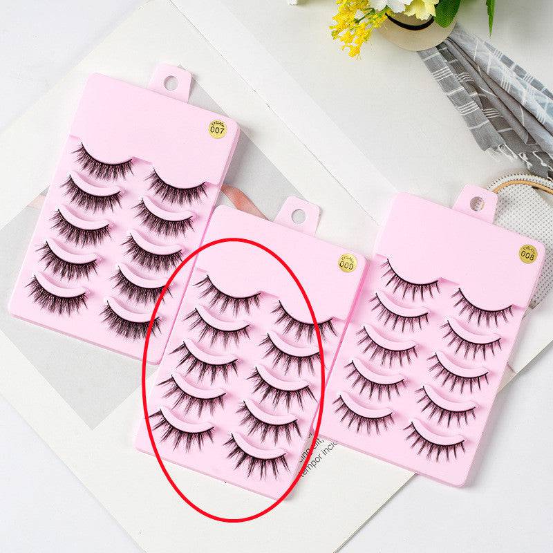 5 Pairs Manga Lashes New Arrival Anime Cosplay Natural Wispy  Korean Makeup Artificial False Eyelashes - YLORESHOP