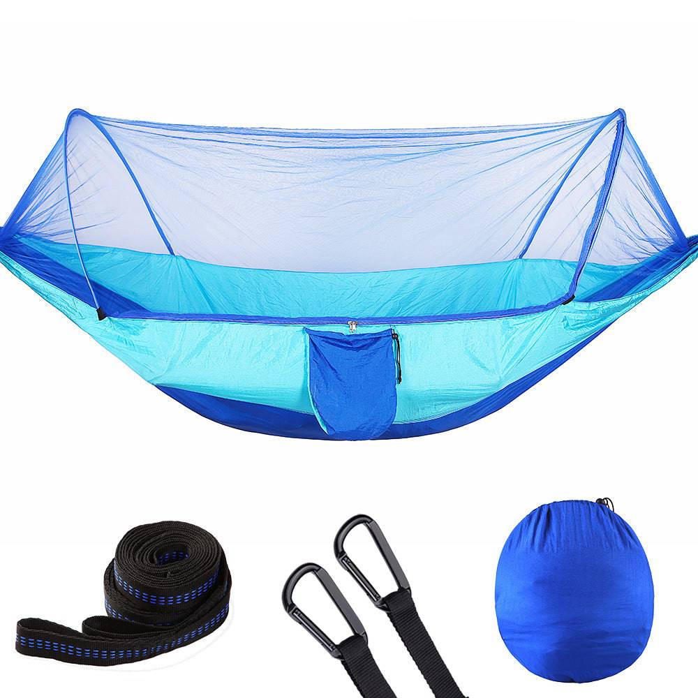 Fully Automatic Quick Opening Hammock With Mosquito Net - YLORESHOP