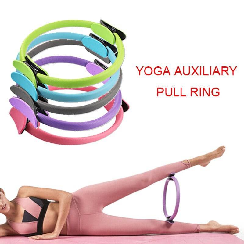 Yoga Fitness Pilates Ring Women Girls Circle Magic Dual Exercise Home Gym Workout Sports Lose Weight Body Resistance - YLORESHOP