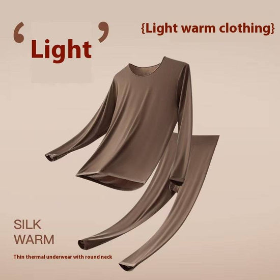 Men's High Elasticity Warm Ultra-thin Autumn Clothing And Pants Set - YLORESHOP