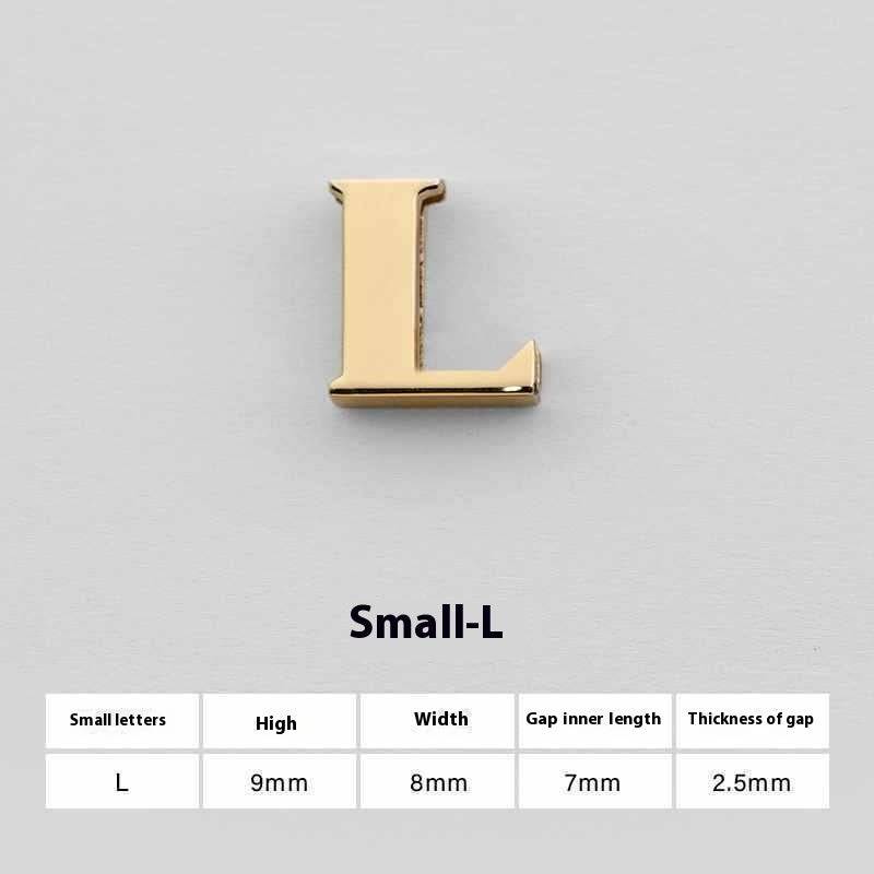 U Perforated 26 English Letters Hardware Accessories - YLORESHOP