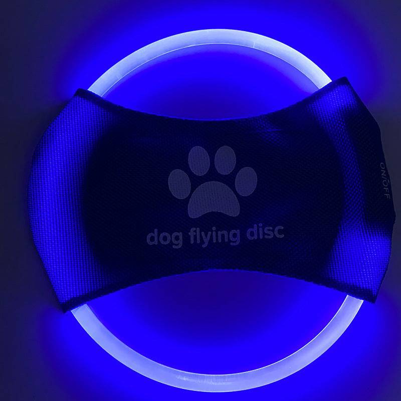 Dischi volanti per cani Luce incandescente LED LuminosoTrainning Giocattoli interattivi Gioco Dischi volanti Giocattolo per cani Accessori per cani Prodotti per animali domestici