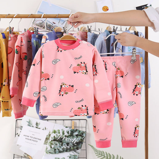 Thick and warm velvet winter clothing for children