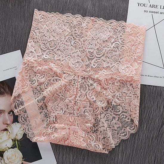 High Waist Lace Underwear Woman Panties - YLORESHOP