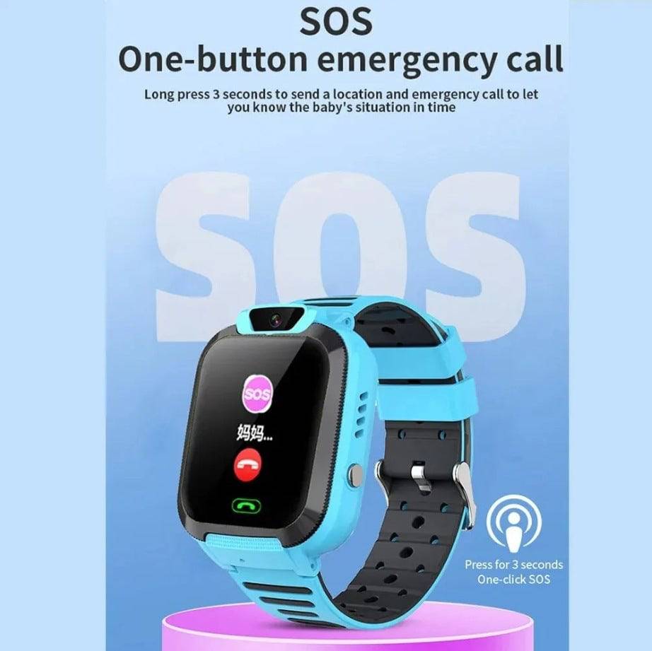 SOS Call LBS Tracker 2G Card-inserting Camera Children Waterproof Watch - YLORESHOP