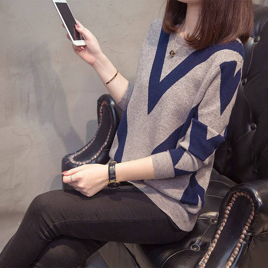 Women's Autumn Crew Neck Sweater - YLORESHOP