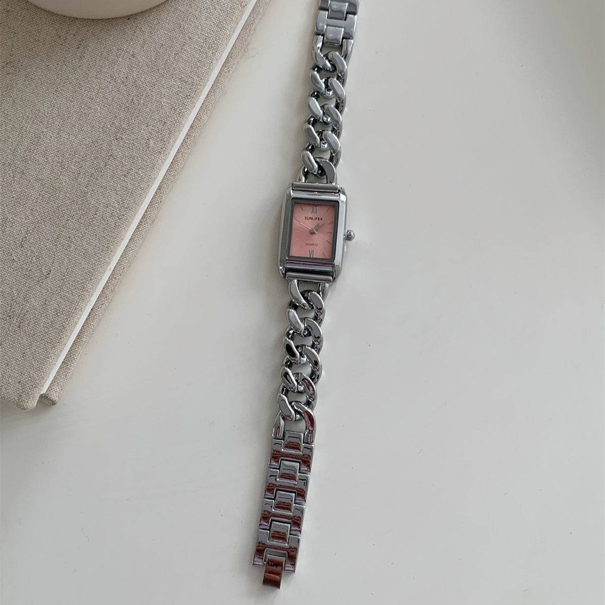 Classic Simple Design Chain Watch Female - YLORESHOP