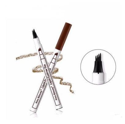 Waterproof Natural Eyebrow Pen Four-claw Eye Brow Tint Fork Tip Eyebrow Tattoo Pencil - YLORESHOP